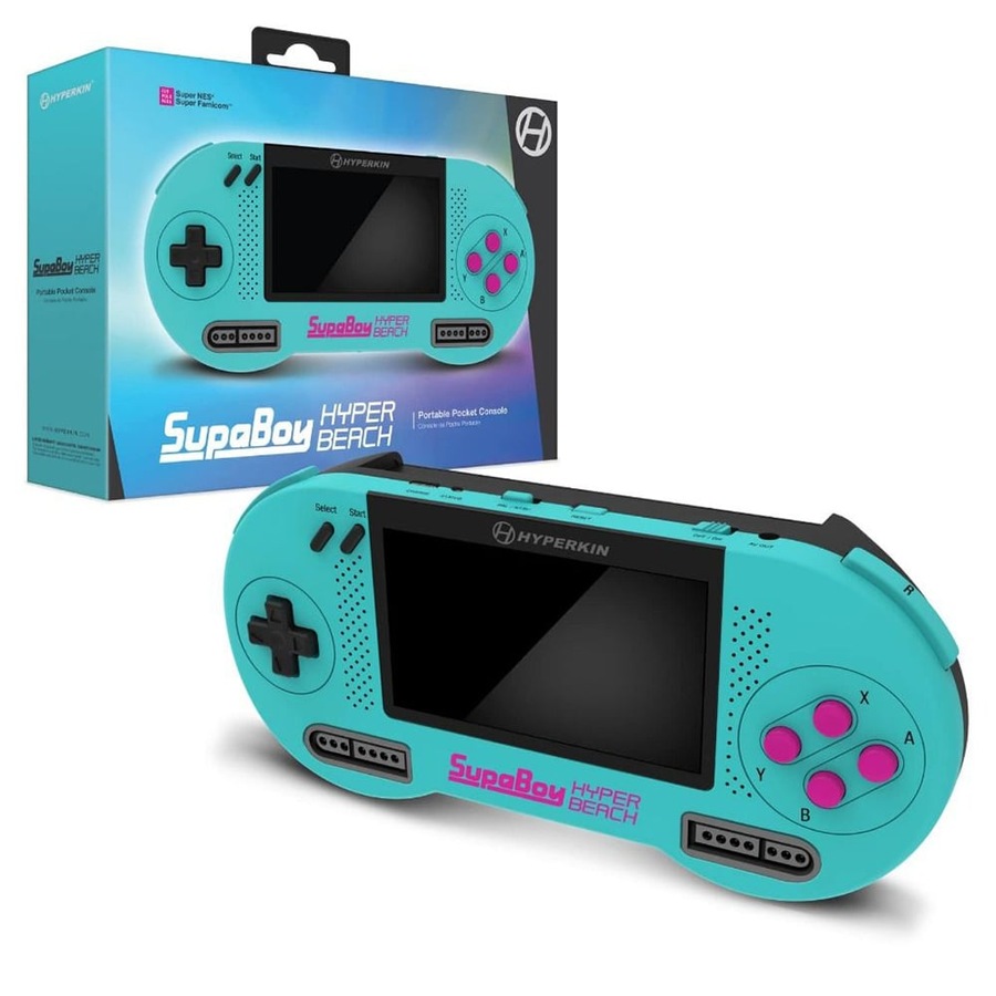 Hyperkin SupaBoy Portable Pocket Console for SNES (Blue)