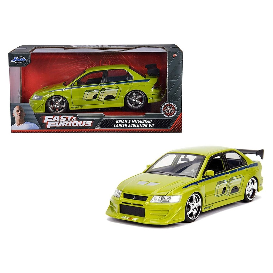 Jada Fast and Furious Brian's Mitsubishi Lancer Evolution VII 1:24 Scale Die-Cast Vehicle