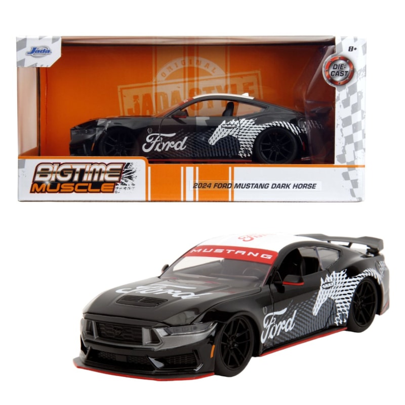 Buy Jada Toys Big Time Muscle 2024 Ford Mustang Dark Horse Edition 124