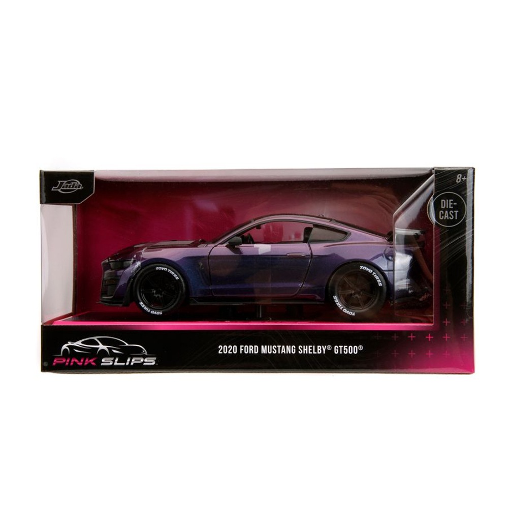 Jada Toys Shelby Cobra Miniaturauto - Maßstab 1:32, Weiß/Schwarz - Mit Batman-Figur