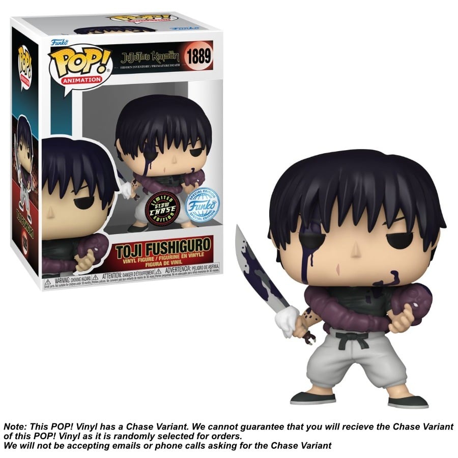 Jujutsu Kaisen Toji Fushiguro US Exclusive Funko POP! Vinyl
