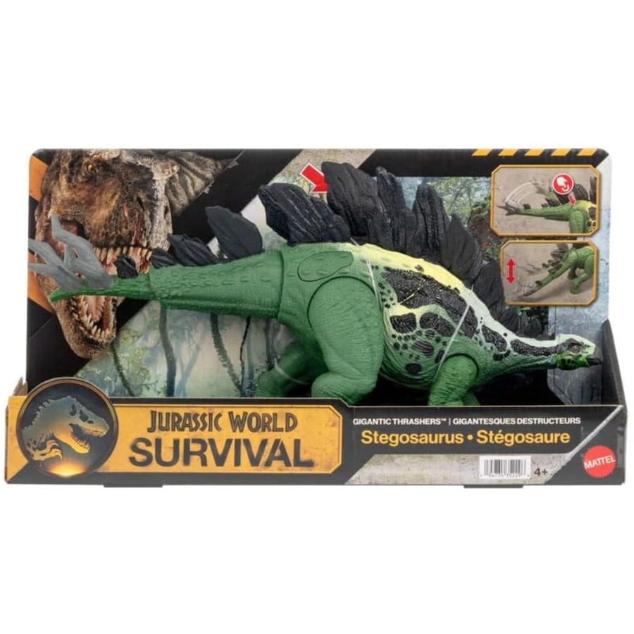Jurassic World Survival Giagantic Thrashers Stegosaurus Action Figure