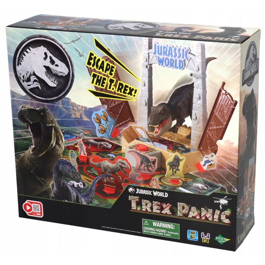 Jurassic World T-Rex Panic Escape the T-Rex Game