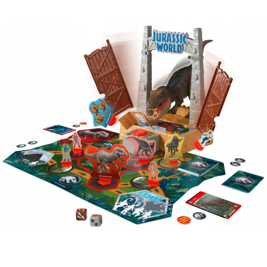 Jurassic World T-Rex Panic Escape the T-Rex Game