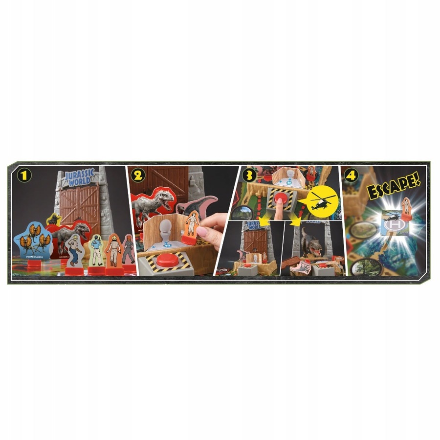 Jurassic World T-Rex Panic Escape the T-Rex Game