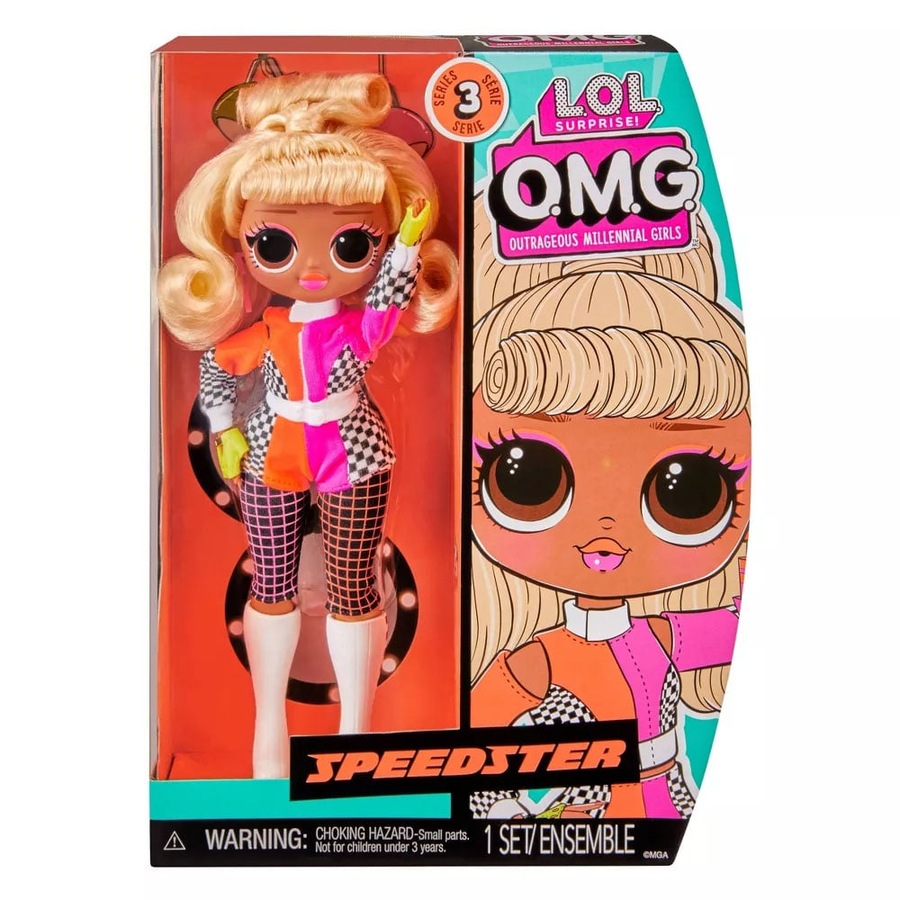 L.O.L. Surprise OMG House Of Surprises Doll S3 Speedster