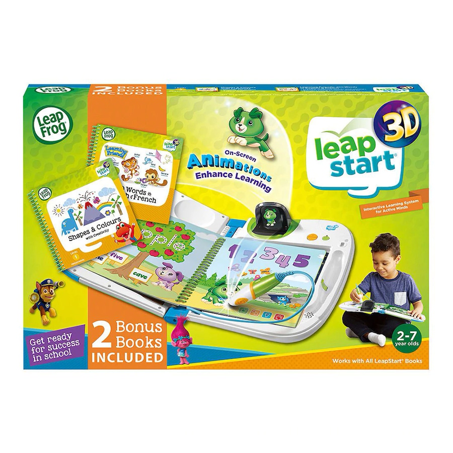 LeapFrog Leapstart 3D with 2 Books Bundle (Green)