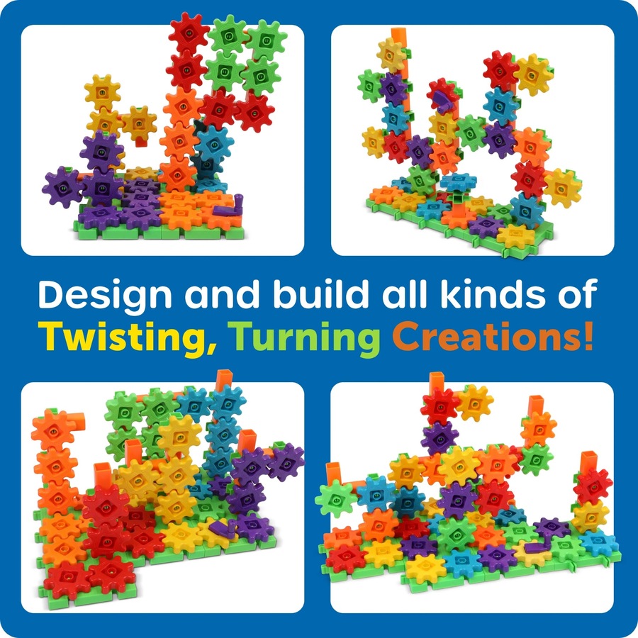 Learning Resources Gears! Gears! Gears! 100 Piece Deluxe Building Set