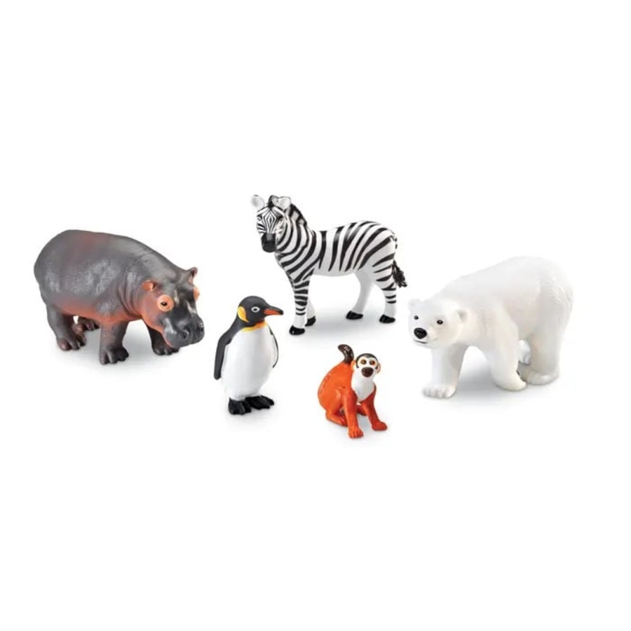 Learning Resources Jumbo Zoo Animals Set of 5