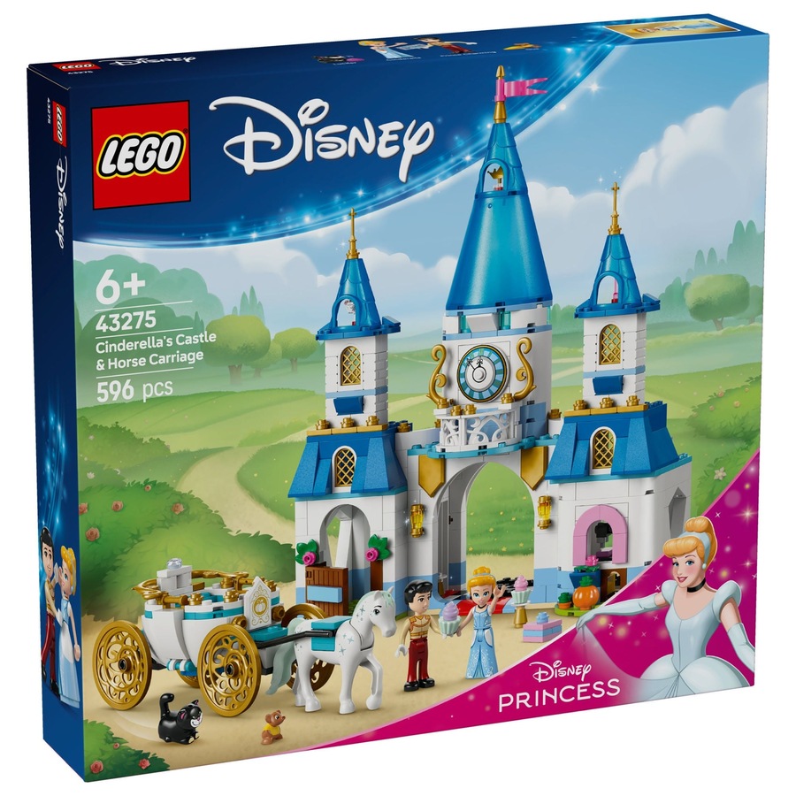 LEGO Disney Princess Cinderella's Castle and Horse Carriage (43275)