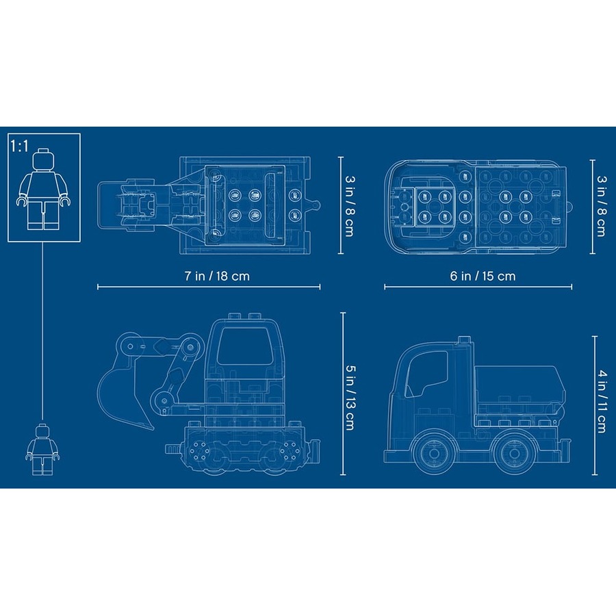 LEGO DUPLO Truck and Tracked Excavator (10931)