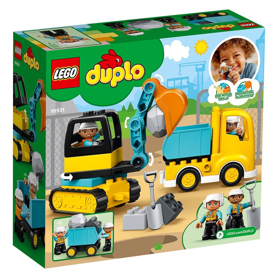 LEGO DUPLO Truck and Tracked Excavator (10931)