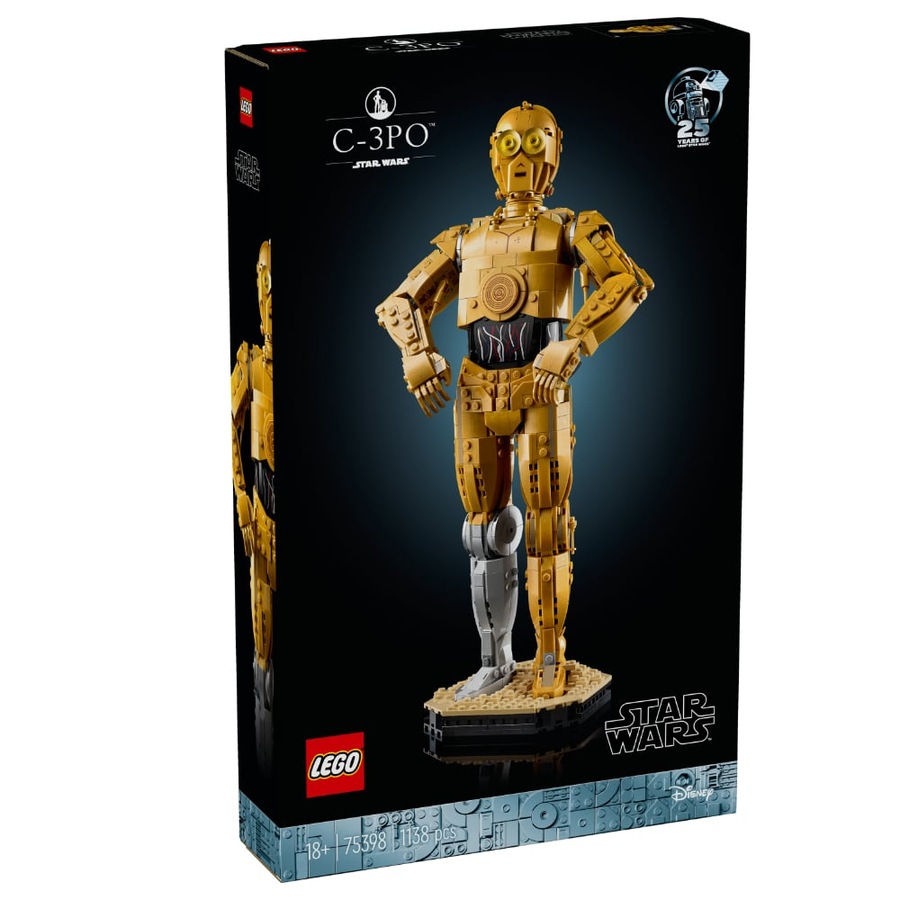 LEGO Star Wars C-3PO Buildable Droid Figure (75398)