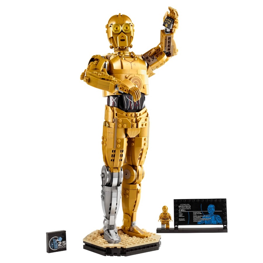 LEGO Star Wars C-3PO Buildable Droid Figure (75398)