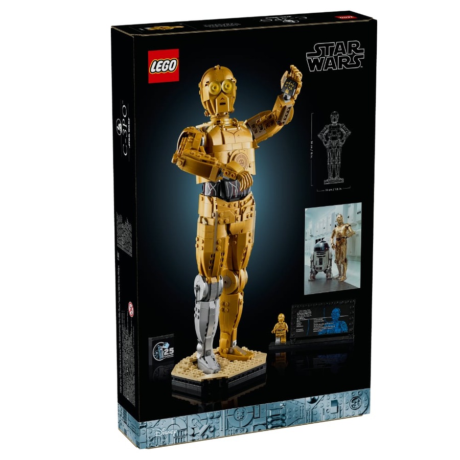 LEGO Star Wars C-3PO Buildable Droid Figure (75398)