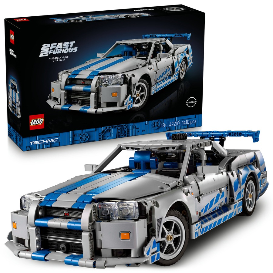 LEGO Technic 2 Fast 2 Furious Nissan Skyline GT-R (R34) (42210)
