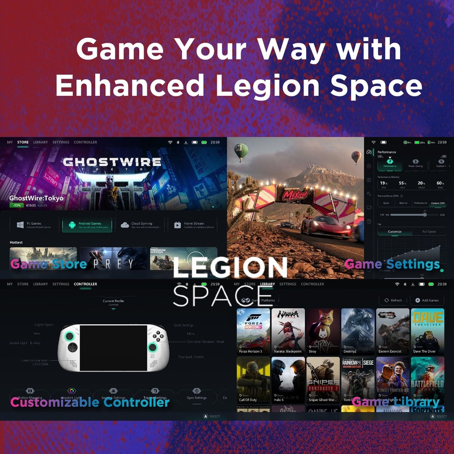 Lenovo Legion Go S Handheld Gaming System (White)
