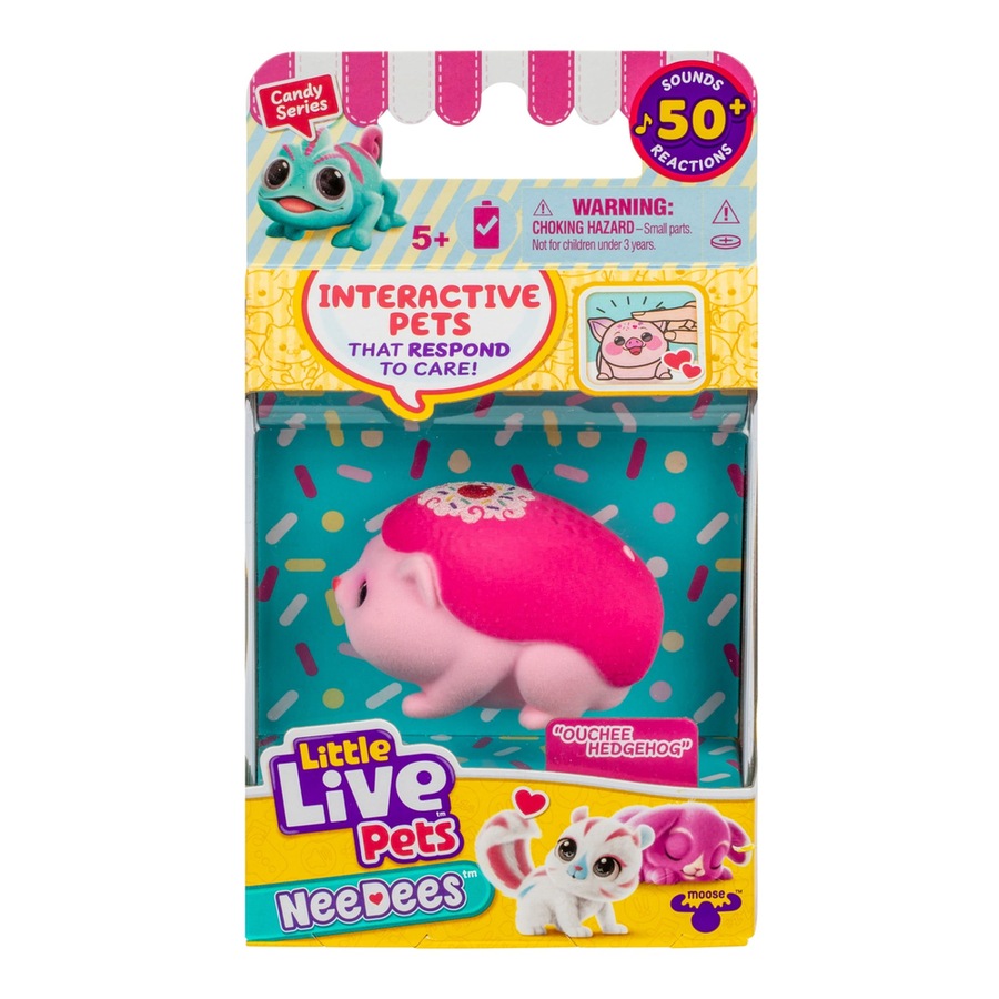 Little Live Pets NeeDees Candy Series Ouchee Hedgehog
