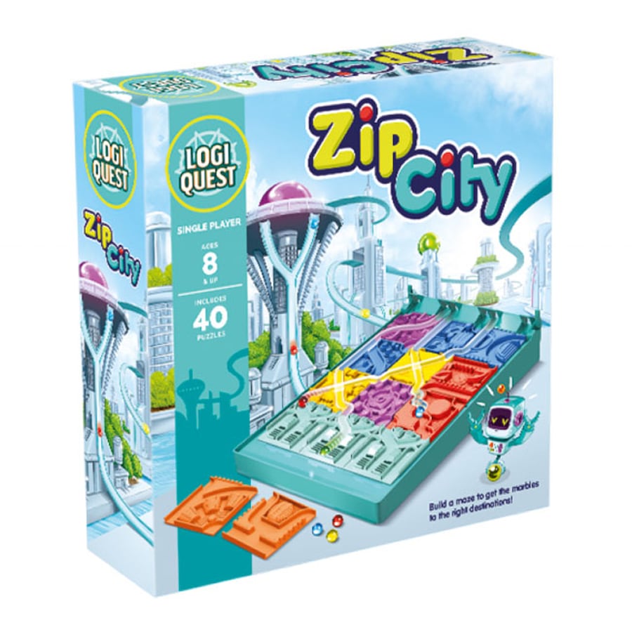Logiquest Zip City Puzzle Game