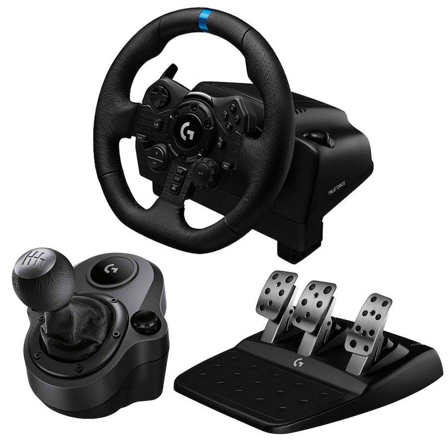 Logitech G G923 TRUEFORCE Racing Wheel + Pedals and Shifter for PlayStation