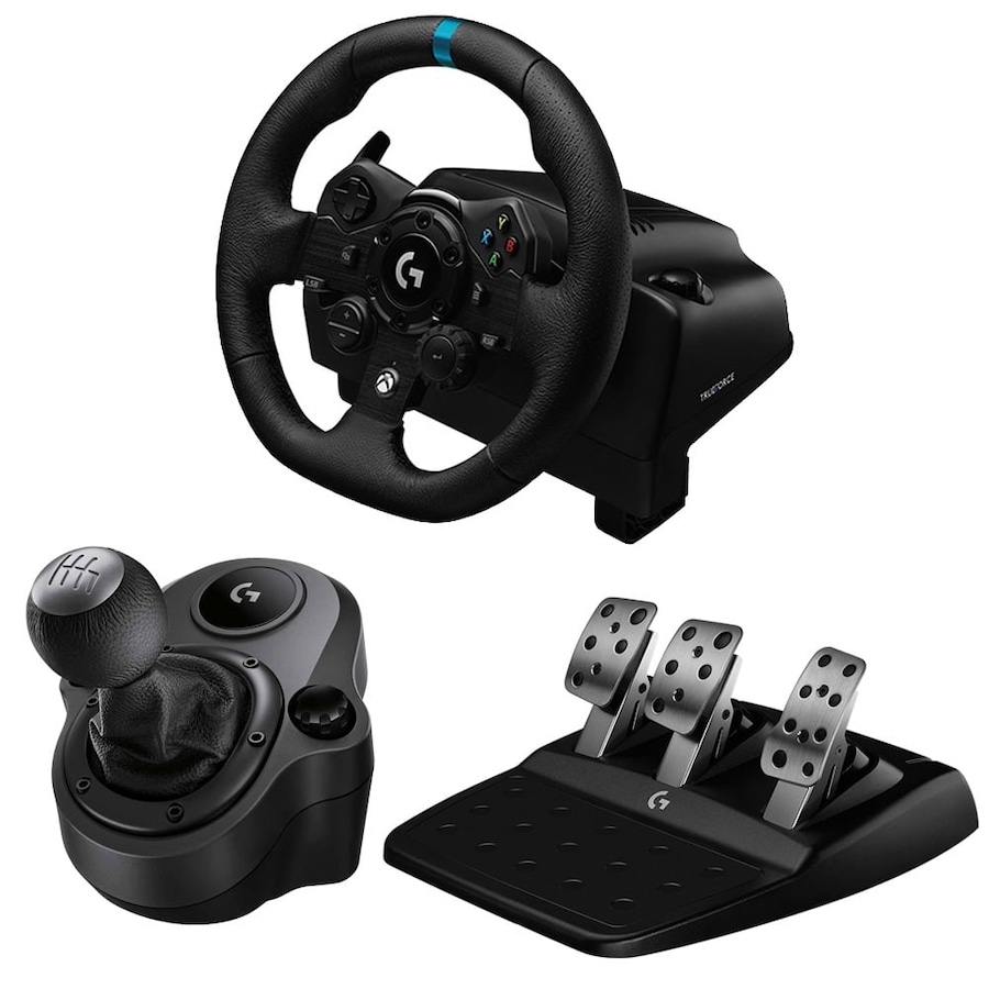 Logitech G G923 TRUEFORCE Racing Wheel + Pedals and Shifter for Xbox / PC