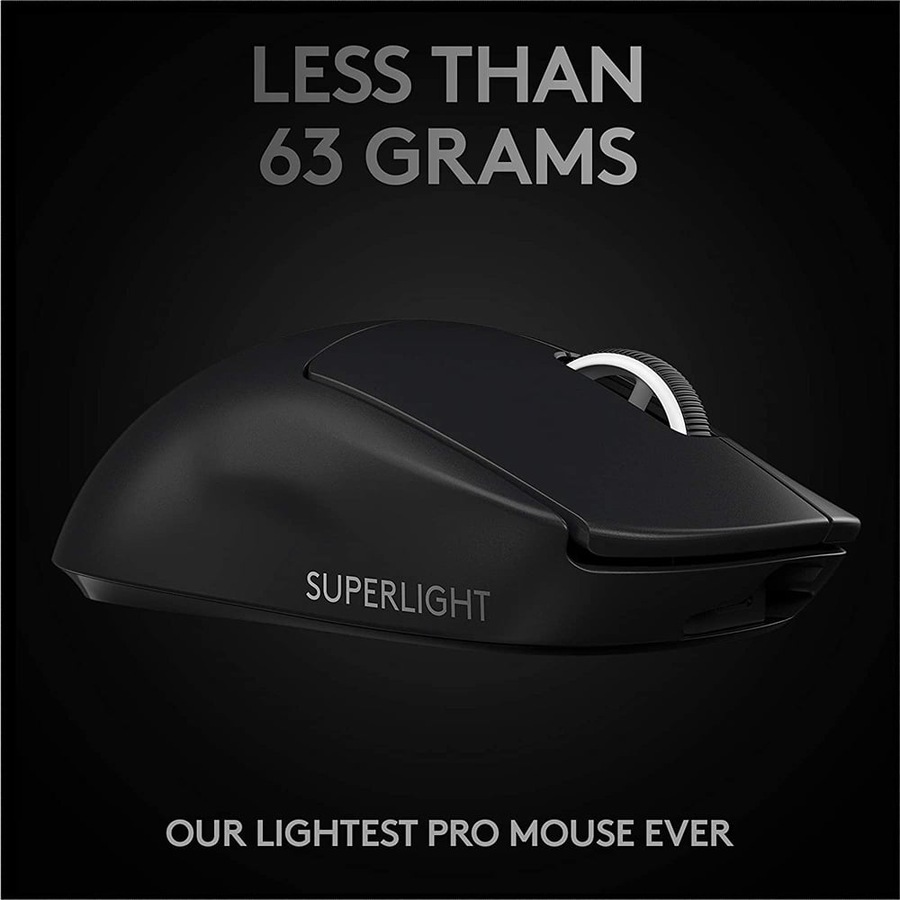 Logitech G Pro X Superlight Wireless Gaming Mouse (Black)