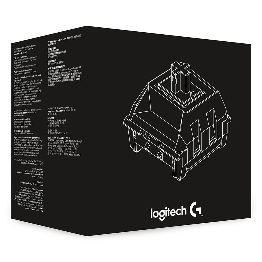 Logitech G Pro X Switch Kit (GX Blue Clicky Switches)