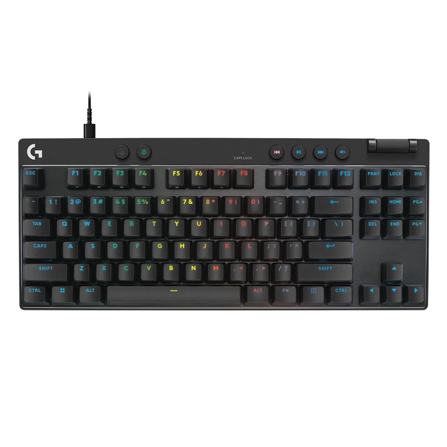 Logitech G PRO X TKL RAPID tenkeyless gaming keyboard with Magnetic Analog Switches (Black)