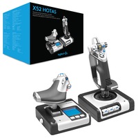 Logitech G X52 H.O.T.A.S. Throttle and Stick Flight Simulation Controller