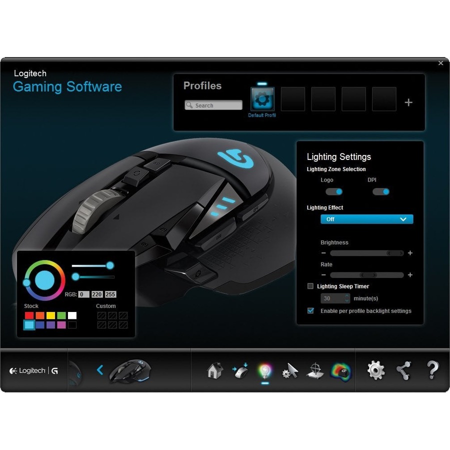 Logitech G502 Proteus Spectrum RGB Wired Gaming Mouse