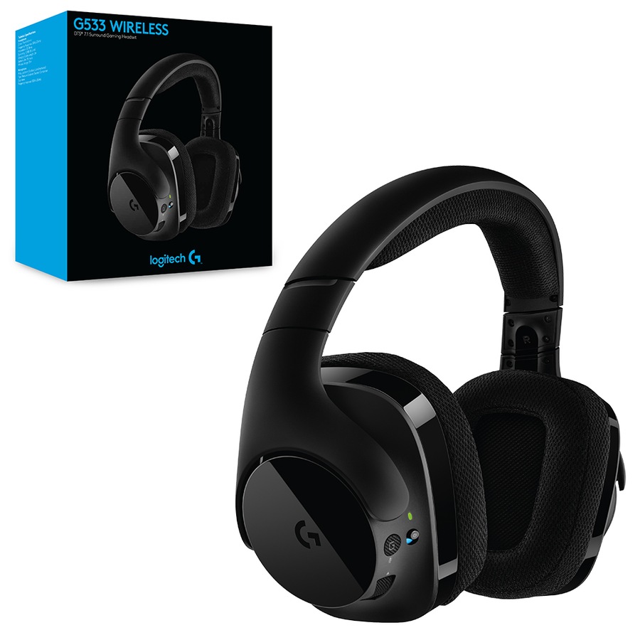 Logitech G533 Wireless DTS 7.1 Surround Sound Gaming Headset