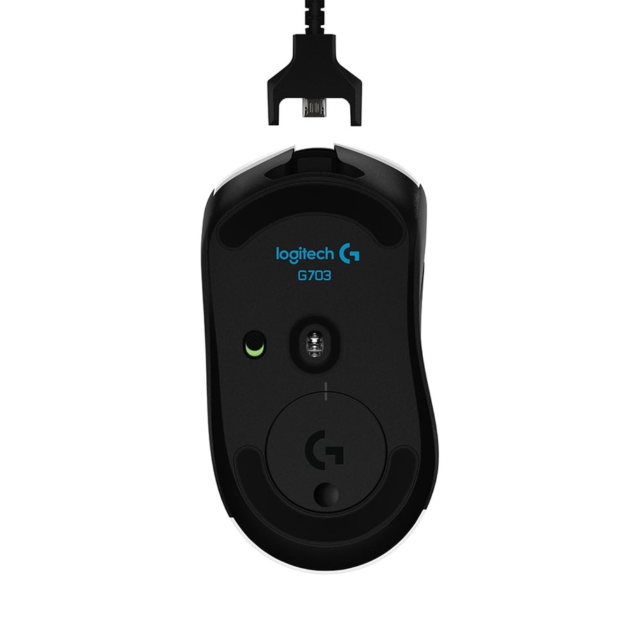 Logitech G703 Lightspeed Wireless Gaming Mouse With 16K Hero Sensor