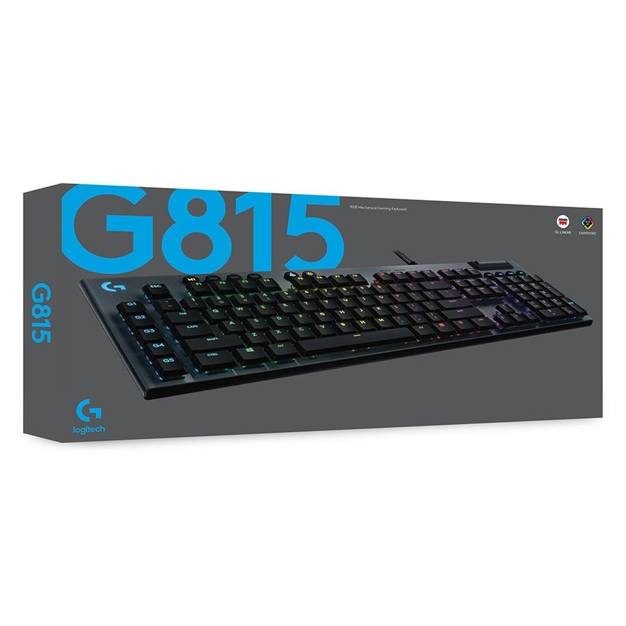 Logitech G815 Lightsync RGB GL Linear Mechanical Gaming Keyboard