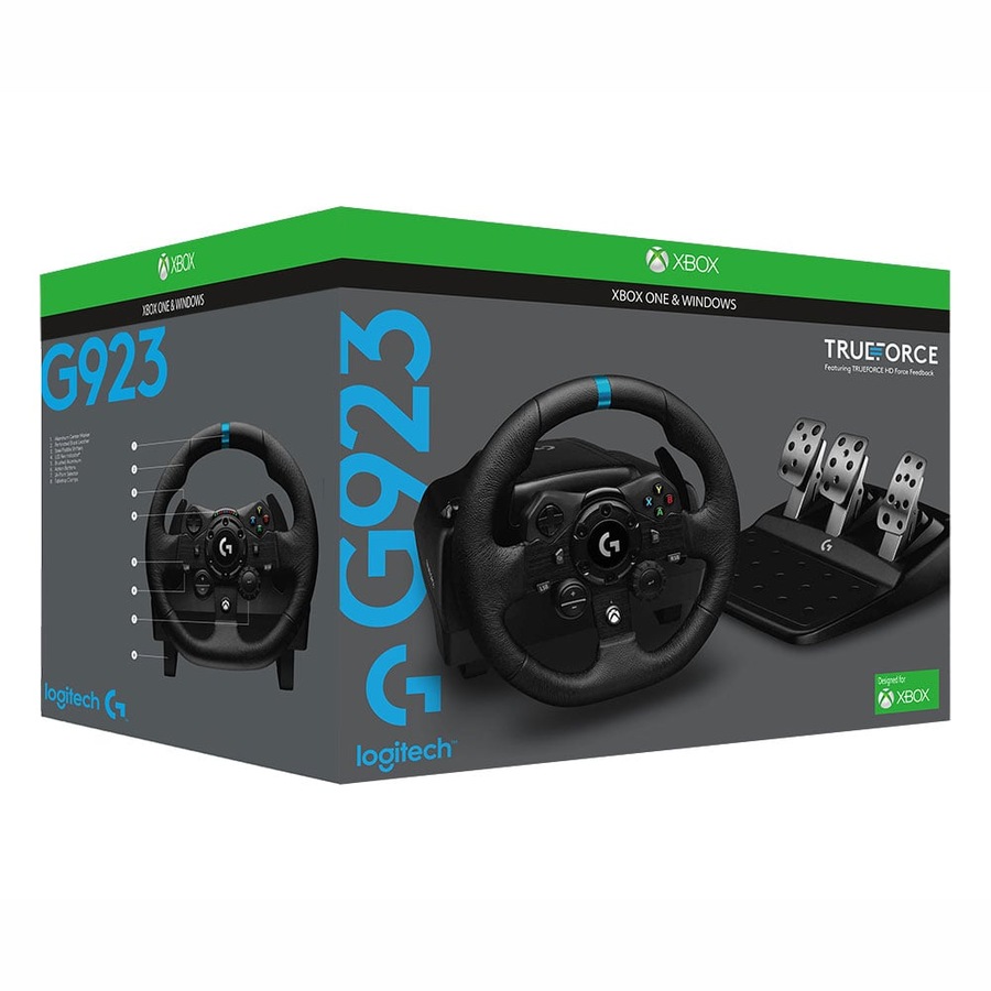 Logitech G923 Trueforce Sim Racing Wheel for Xbox One, Xbox Series X and PC