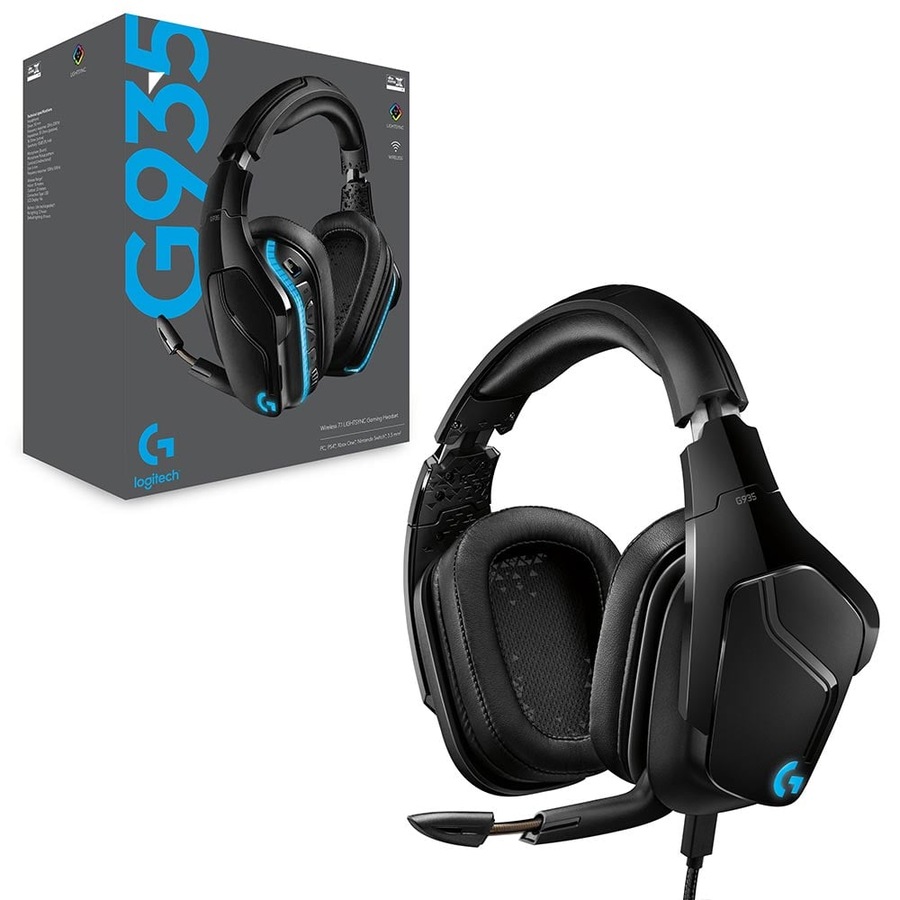 Logitech G935 Wireless 7.1 Surround Sound Lightsync Gaming Headset