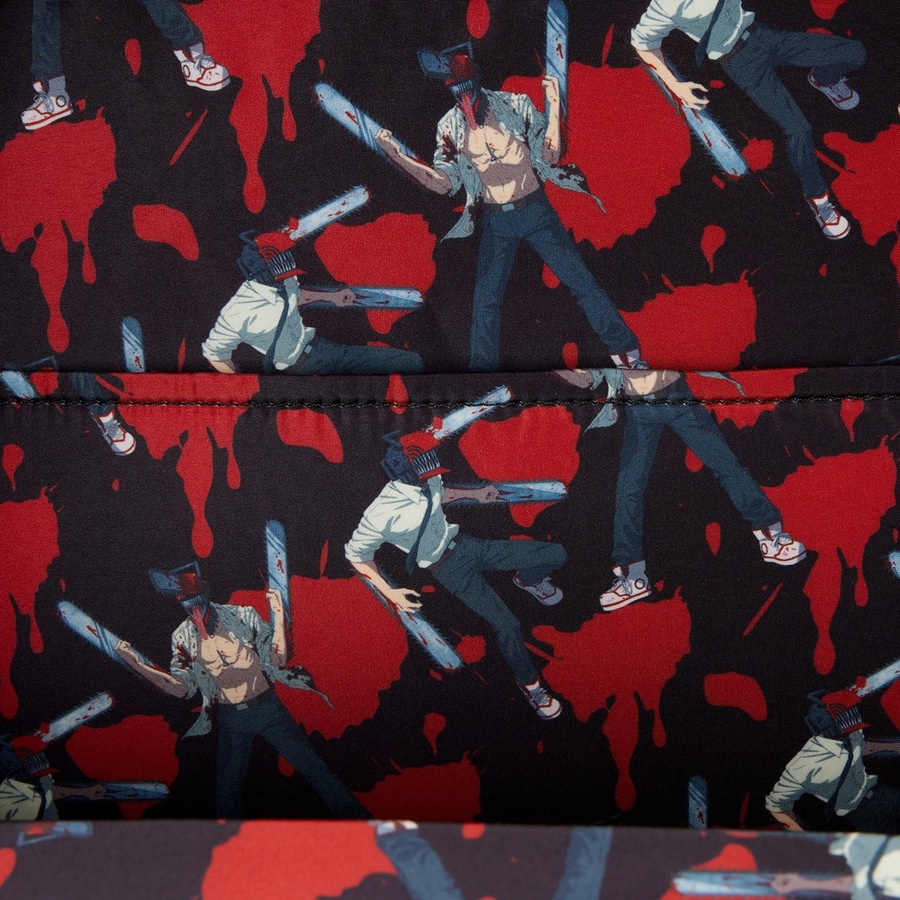 Loungefly Chainsaw Man Chainsaw Man Faux Leather Full Size Backpack