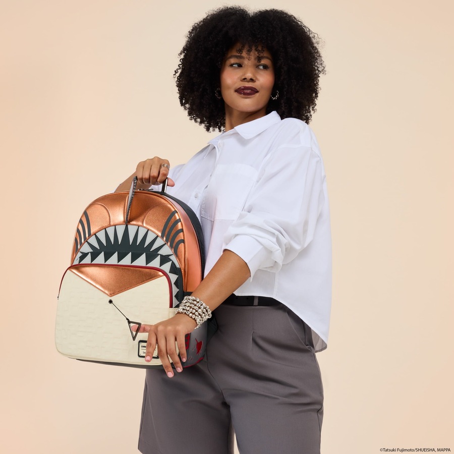 Loungefly Chainsaw Man Chainsaw Man Faux Leather Full Size Backpack