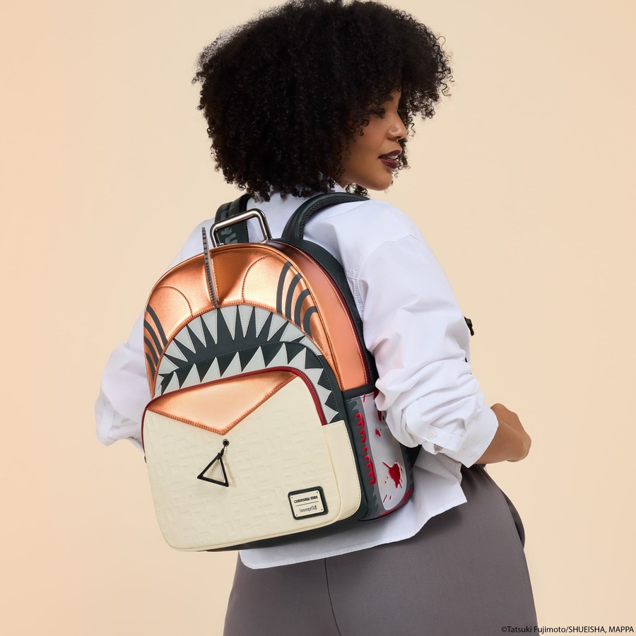 Loungefly Chainsaw Man Chainsaw Man Faux Leather Full Size Backpack