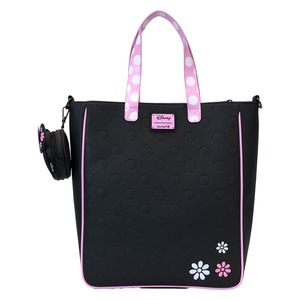Loungefly Disney Minnie Floral Rock the Dots Tote Bag with Coin Bag