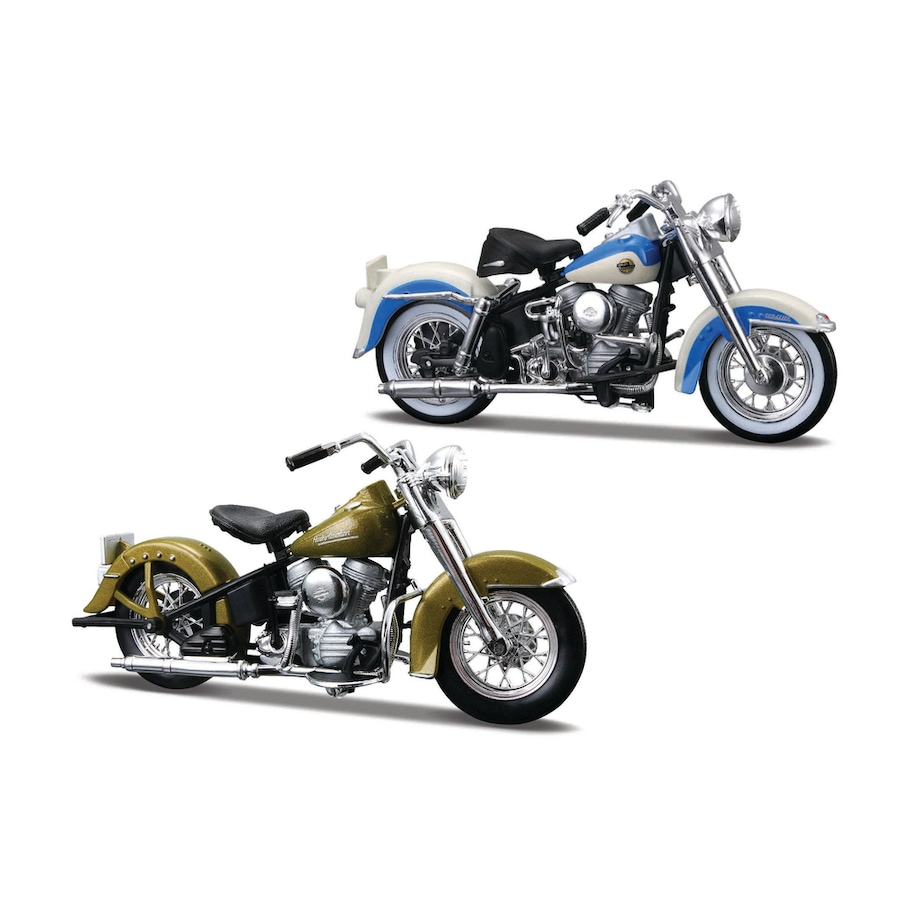 Maisto Harley-Davidson 1950s Motorcycle Duos 1:18 Scale Diecast Vehicle 2 Pack