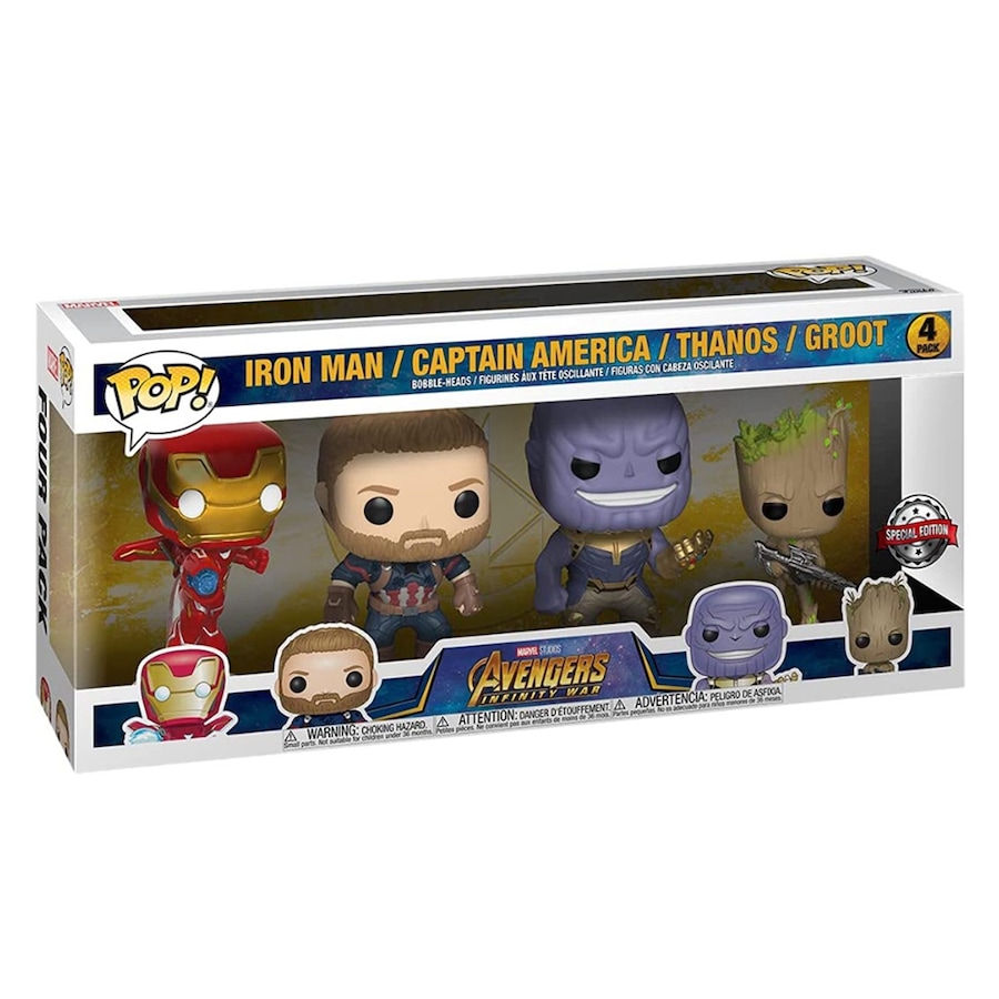 Marvel Avengers 3 Infinity War Funko POP! Vinyl 4 Pack