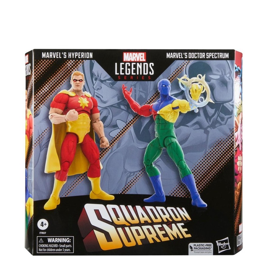 Marvel Legends Series Squadron Supreme Hyperion and Doctor Spectrum Action Figures