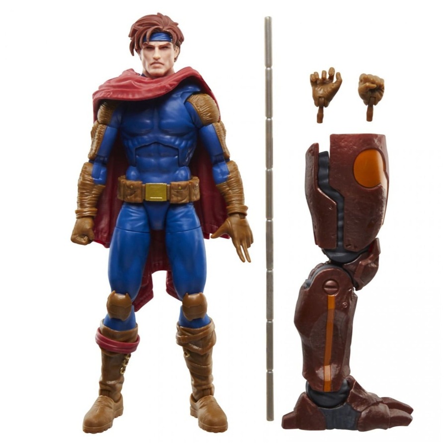 Marvel Legends Series X-Men Gambit Build-A-Fig Action Figure