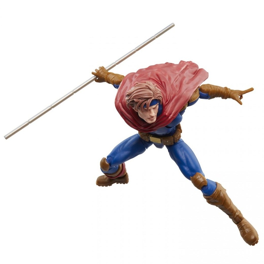 Marvel Legends Series X-Men Gambit Build-A-Fig Action Figure