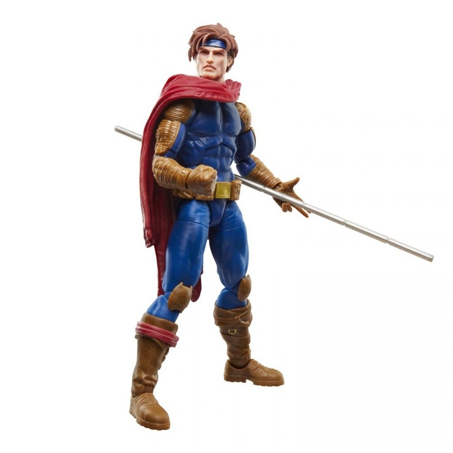 Marvel Legends Series X-Men Gambit Build-A-Fig Action Figure