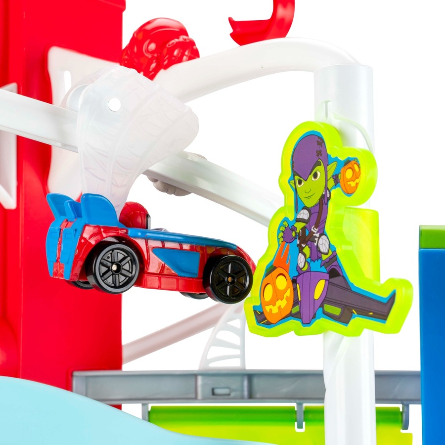 Marvel Spidey and His Amazing Friends Spidey's Construction Zone Chaos Track Set