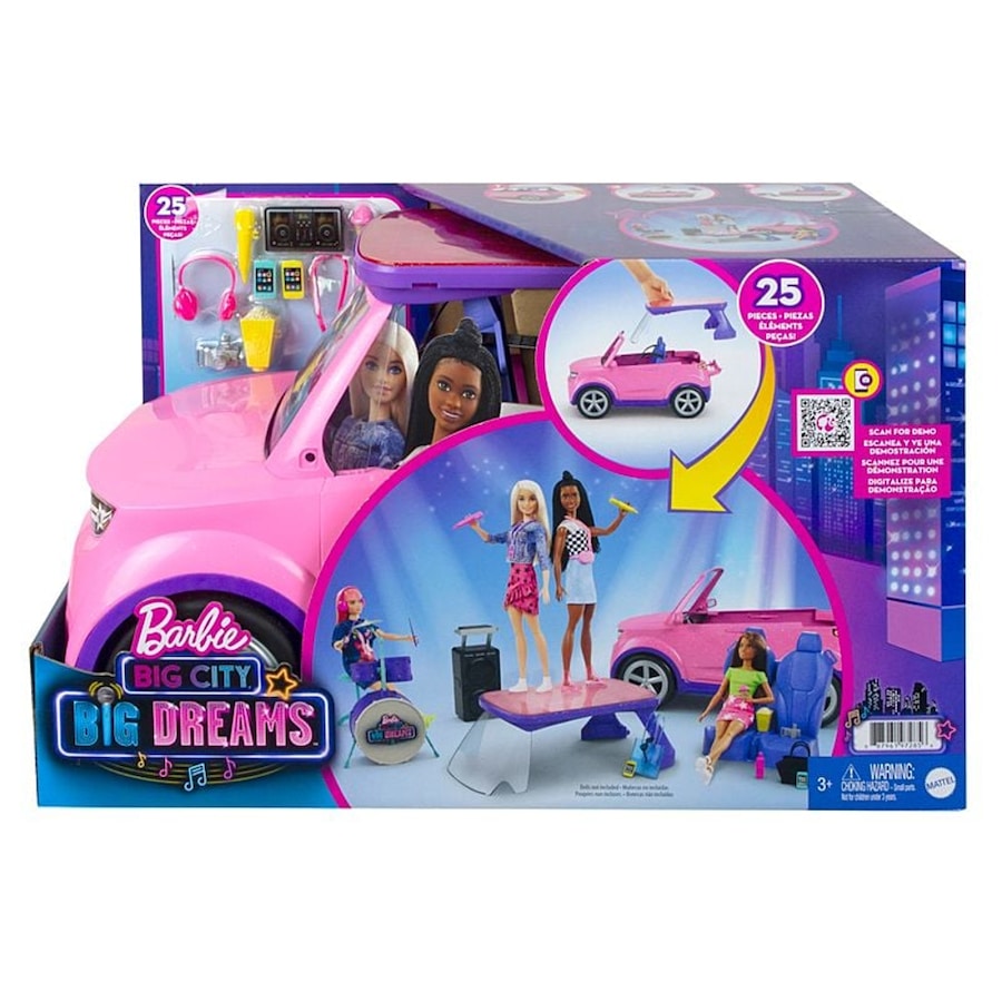 Mattel Barbie Big City Big Dreams Purple SUV Playset