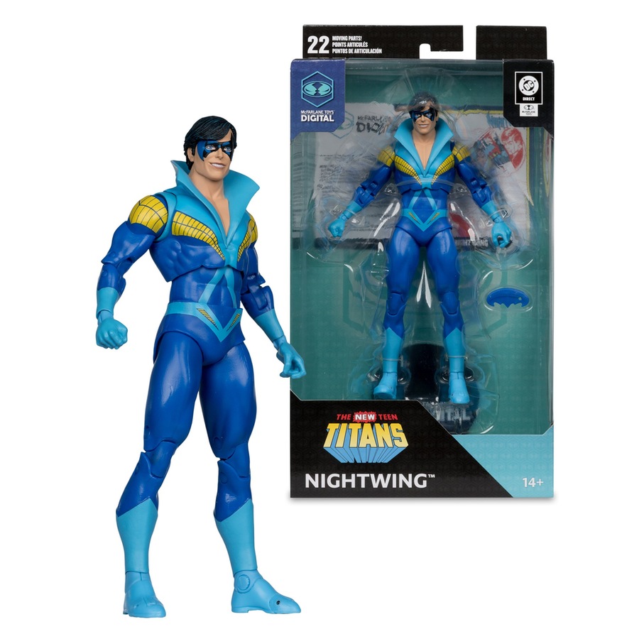 McFarlane Digital DC Direct Nightwing Silver Age 7 inch Figure