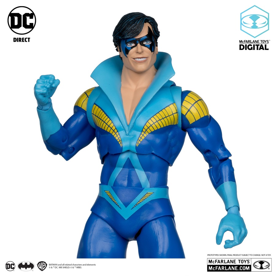 McFarlane Digital DC Direct Nightwing Silver Age 7 inch Figure