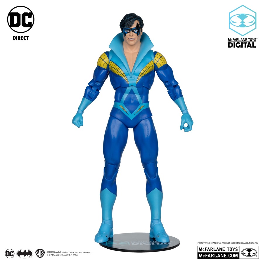 McFarlane Digital DC Direct Nightwing Silver Age 7 inch Figure